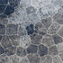 2' X 3' Navy Blue Cobblestone Pattern Scatter Rug